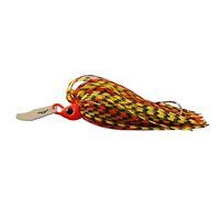 7G/9G/11G/13G/18G/21G métal bavardage appât Spinner sans mauvaises herbes Buzzbait Wobbler avec crochet à manivelle pour leurre de pêche en rivière