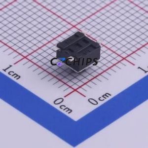 TS-1009S-04326 Tactile Switch SMD-4P,4.5x4.5mm Switch Single Pole Single Throw Round Button Vertical Mount 4.5mm - Product Image 2