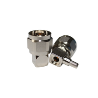 N-C-JW3 connecteur d'alimentation d'usine RF coudé mâle N connecteur sertissage RG58 RG142 câble