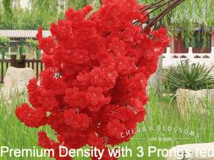 Ramas de Flores de Cerezo Artificiales Hechas a Mano, Flores de Seda para Decoración de Bodas, Navidad, Regreso a Clases, Realistas y Largas - Product Image 4