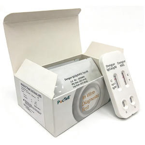 <span class=keywords><strong>Test</strong></span> rapide combiné antigène NS1 <span class=keywords><strong>IgG</strong></span> <span class=keywords><strong>IgM</strong></span> de la <span class=keywords><strong>dengue</strong></span> certifié CE, approvisionnement en vrac pour les cliniques et les laboratoires, aucun équipement nécessaire - Product Image 1