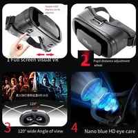 Nouvelles lunettes de réalité virtuelle 3D VR PRO du fabricant Casque de jeu monté sur la tête préféré pour l'utilisation du téléphone portable