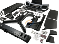 Kit carrosserie B-BRABUS pour Mercedes Classe G W463 G500 G55 G63, capot, pare-chocs et aileron arrière en fibre de carbone