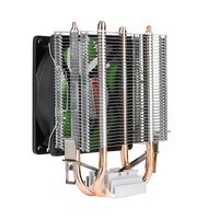 Refroidisseur de processeur BAJEAL A200, 2 caloducs, 3 broches, roulement à huile, silencieux, 90 mm, pour processeurs Intel LGA 1700/1200/115X et AM5/AM4