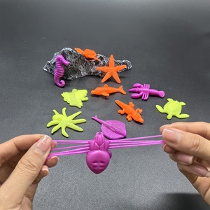 Juguetes Promocionales de Goma TPR Suave Realistas, Juguetes Antiestrés Divertidos y Elásticos con Forma de Animales Marinos, para Niños de 5 a 7 Años, 1 Pulgada, 28 mm - Product Image 5