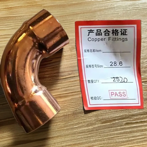 Coude en cuivre de haute qualité 90 180 degrés, raccord de tuyauterie électrique, tube, conforme aux normes ASME EN, durable, pièces de climatisation - Product Image 1