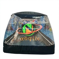 Tente bulle gonflable pour voiture Garage Capsule en PVC transparent 4-6 pieds certifiée CE avec pompe à air électrique