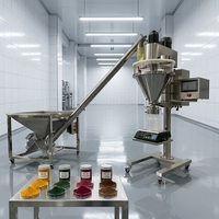 Machine de remplissage à vis sans fin pour poudre d'assaisonnement épicée (2-5000g), poudre de farine de boulangerie (1kg), engrais et aliments pour volailles