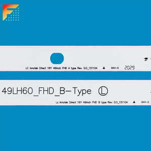 Bande lumineuse LED 49LH60_FHD_A-Type pour téléviseurs 49 pouces Smart TV B HC490DUN 49LH604V <span class=keywords><strong>JVC</strong></span> LT-50C550 LC490DUE-FJM1 LC490DU - Product Image 4