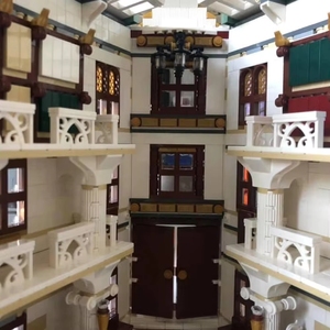 Mork 032101, Modelo de la Escena del Banco Gringotts, Juguete de Construcción de Ciudades, Bloques de Plástico para Armar - Product Image 4