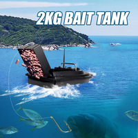 Bateau RC de pêche à appât avec GPS, contrôle longue distance, 16 points d'ancrage, croisière automatique, 2 réservoirs, 7.4V 12000mAh, 600m de portée - Nouveauté Usine