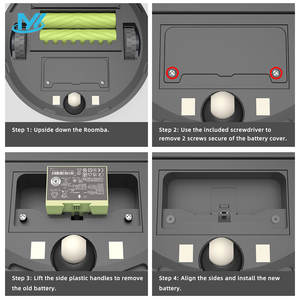 새로운 14.4V 1800Mah 클리너 배터리 ABL-D1 아이로봇 룸바 i 시리즈 i7 i7 + i8 e5 7150 7550 e5150 e5152 4624864 ABL-D1 - Product Image 4
