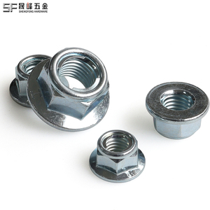 Automotive <strong>Locking</strong> <strong>Nut</strong> M3-M16 Carbon Steel Blue-White Zinc Plated <strong>Wheel</strong> Lock <strong>Nut</strong> <strong>Wheel</strong> Self Lock <strong>Nut</strong> <strong>Sets</strong> - Product Image 1