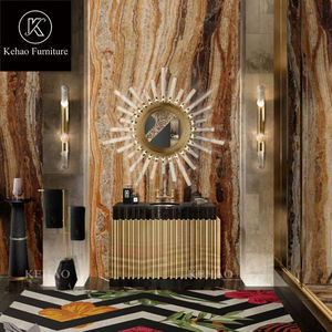 <span class=keywords><strong>Meuble</strong></span> de salle de bain design italien personnalisé <span class=keywords><strong>avec</strong></span> évier en acier inoxydable plateau en marbre <span class=keywords><strong>noir</strong></span> lavabo de petite taille - Product Image 4