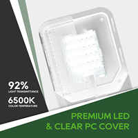 RVGUARD 12V LED Plafonnier double dôme 5 pièces |   Luminosité réglable, fonction mémoire, blanc froid 6500K pour camping-car, caravane