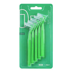Cepillo interdental Jacquard, cepillo de cerdas suaves en forma de L, protege los aparatos ortopédicos, enderezan los dientes, limpian los dientes, cuidado bucal - Product Image 3
