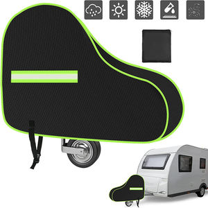 Convient pour le camping-car et la <span class=keywords><strong>caravane</strong></span> Couverture universelle d'attelage de <span class=keywords><strong>caravane</strong></span> étanche avec sangle réfléchissante - Product Image 3