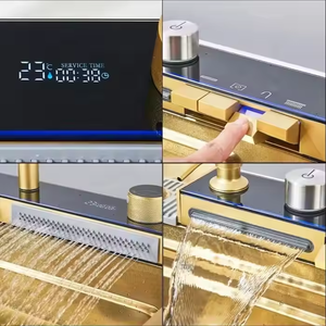 Fregadero de cocina con pantalla Digital, 750x450mm, <span class=keywords><strong>Bacha</strong></span> inteligente moderna para cocina, grifo dorado de acero inoxidable 304, tazón individual de cocina de 110mm - Product Image 4