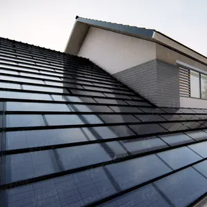 Trung Quốc Nhà sản xuất công suất cao năng lượng mặt trời mái ngói cấu trúc quang điện pitched mái năng lượng mặt trời bipv gạch cho mái nhà