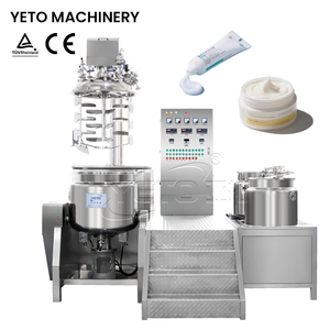 YETO 200L Aço Inoxidável Vacuum Homogenizer Mixer Cosmetic Cream Production Machine com Pump & Motor para Processamento Químico - Product Image 2