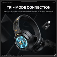 Audífonos Inalámbricos ONIKUMA GT802 Populares, BT 2.4GHz, Over-Ear, HIFI, Diseño Moderno para Gamers, Multifunción