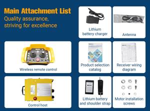 高所作業車用ワイヤレスリモコン |   油圧比例制御 |   IP68防水 |   7つのカスタム安全機能 - Product Image 2
