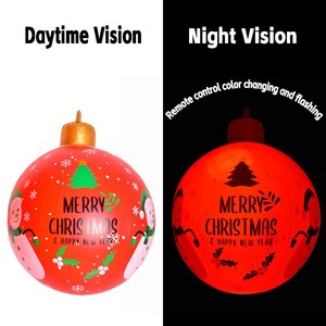 Bola Gigante Inflable Transparente <span class=keywords><strong>de</strong></span> <span class=keywords><strong>Navidad</strong></span> 2025 <span class=keywords><strong>de</strong></span> 60 cm <span class=keywords><strong>con</strong></span> <span class=keywords><strong>Luces</strong></span>, Adornos Navideños, Esfera Decorada Inflable <span class=keywords><strong>de</strong></span> PVC para <span class=keywords><strong>Navidad</strong></span> - Product Image 5