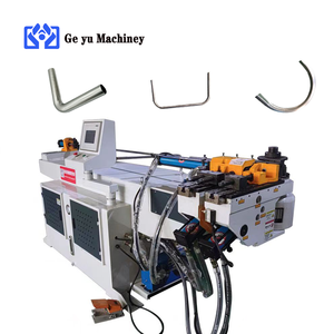 Dobladora de tubos de escape de acero inoxidable y cobre de aluminio hidráulico semiautomático, máquina dobladora de tubos cuadrados, aleación de motor - Product Image 1