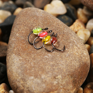 NUEVO OEM 16 #    Señuelo <span class=keywords><strong>de</strong></span> pesca fluorescente con forma <span class=keywords><strong>de</strong></span> ninfas y huevos <span class=keywords><strong>de</strong></span> pez realistas para trucha, lubina, perca y pesca en aguas dulces. - Product Image 6