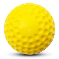 Ningyue Haute Qualité 9 pouces 5 OZ Balle de baseball d'entraînement à surface alvéolée, noyau solide en PU, antidérapante, durable, avec logo personnalisé, pour usage neutre
