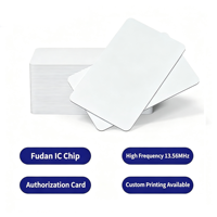 Fudan M1 RFID 13,56MHz Wasserdichte PVC-IC-Karte mit 1K-Chip Individuell Bedruckt für Zugangskontrolle