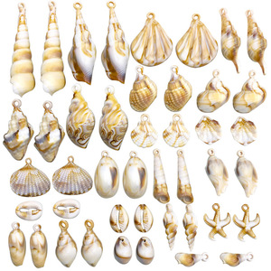 จี้เปลือกหอยอะคริลิคขนาดกลางสำหรับทำเครื่องประดับ DIY - Product Image 5