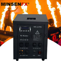 Machine à feu imperméable d'extérieur 1200W, lance-flammes 6-8M, effet de spectacle de scène DJ, DMX512, projecteur de feu coloré