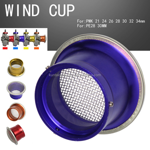 Filtre à air haute performance <span class=keywords><strong>50</strong></span>/55 mm pour carburateur de moto avec grille pour carburateurs PWK 21 24 26 28 30 PE 28 30 TM <span class=keywords><strong>VM</strong></span> 32 mm 34 mm - Product Image 4