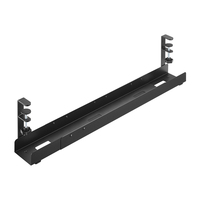 Système de gestion de câbles modulaire extensible sous le bureau CC11-9A, sans perçage, à fixation par pince, pour organiser les câbles et les multiprises