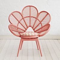 Ensemble de meubles de jardin Offre Spéciale chaise longue indonésienne en rotin pour intérieur et extérieur chaise longue en bois