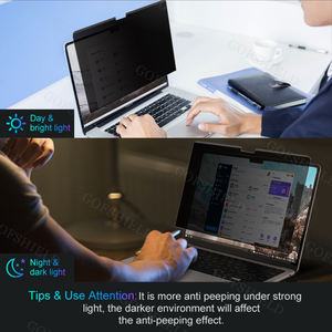 ฟิล์มกรองความเป็นส่วนตัวระบบแม่เหล็ก4ทางป้องกันแสงสีฟ้าป้องกันแสงสะท้อนฟิล์มป้องกันดวงตา MacBook Air 13.6โทรศัพท์มือถือ6H - Product Image 4