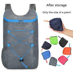 Sac à dos de randonnée pliable, portable, imperméable, avec fermeture éclair et sangle, ultraléger, personnalisable, promotionnel - Product Image 1