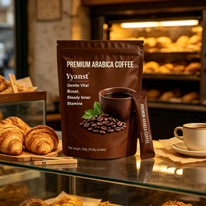 Café Instantáneo Arábica Premium Gentle Vital Energy Boost, Energía Estable para el Interior, 20 g * 10 Sobres, 200 g, Bebida Matutina - Product Image 2