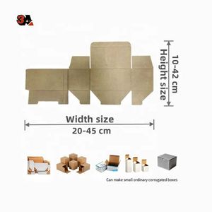 Small 500 Corrugated <b>Folder</b> Gluer Food Packaging Machine Linear Box Corrugated Erecting and Folding Machine - Product Image 2