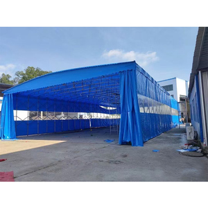 Auvent mobile coulissant extérieur personnalisé, grande tente rétractable pour entrepôt, abri solaire pliable pour activités extérieures - Product Image 2