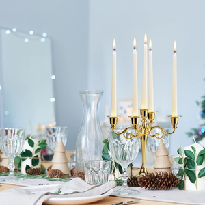 Lilin Makan Malam Oshine 10 Inci Warna Hijau Kustom, Warna Morandi, Lilin Panjang untuk Pesta Pernikahan, Lilin Lancip Tanpa Asap dan Tanpa Tetesan - Product Image 5