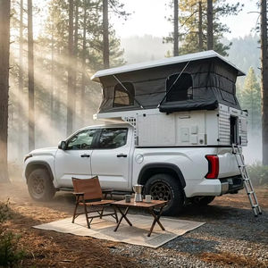 Camper de pick-up sur mesure OEM d'usine, coque de camping escamotable, étanche, pour expéditions tout-terrain 4x4 - Product Image 1