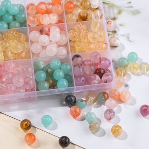 Acrylic Round <b>Beads</b> 8mm Loose <b>Beads</b> For DIY Jewelry Making Bracelets Necklaces Accessories Craft Materials - Product Image 3
