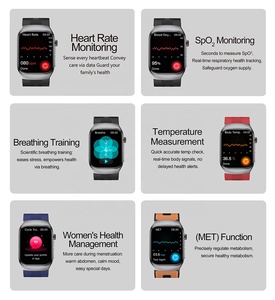 S100 Smartwatch mit Blutdruck-, EKG- und SpO2-<span class=keywords><strong>Monitor</strong></span>, 2,06 Zoll AMOLED-Bildschirm, <span class=keywords><strong>Bluetooth</strong></span>-Anruffunktion, über 10 Sportmodi, wasserdichter Fitness-Tracker - Product Image 6
