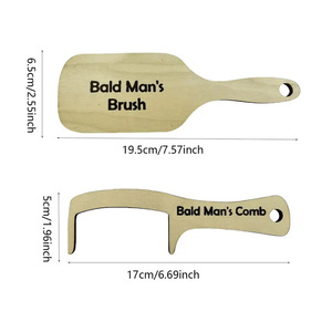 Nuovo Prodotto Transfrontaliero: Pettine in Legno da <span class=keywords><strong>Uomo</strong></span> <span class=keywords><strong>per</strong></span> Teste Calve - <span class=keywords><strong>Regalo</strong></span> <span class=keywords><strong>Divertente</strong></span> Multiuso dalla Cina - Product Image 4