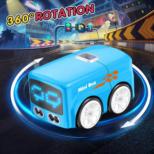 Coche de Juguete con Control Remoto Mágico Mini, Sensor Inteligente, Modo de Seguimiento de Trayectoria, Rotación RC, Vehículo con Luces LED de Expresión - Product Image 4