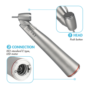 Externe Water <span class=keywords><strong>45</strong></span> Graden Hoek Contra Hoek Lage Snelheid Handstuk Led Vezel 1:4.2 Tandheelkundige Chirurgische Elektromotor Handstuk - Product Image 4