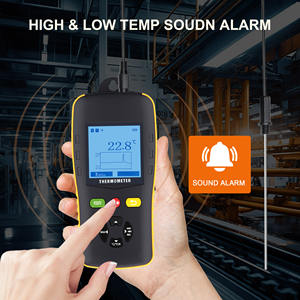 Temperatura Digital Data Logger Gravador Temperatura Termômetro Termopar Handheld Industrial Tzone PTD601 - Product Image 2
