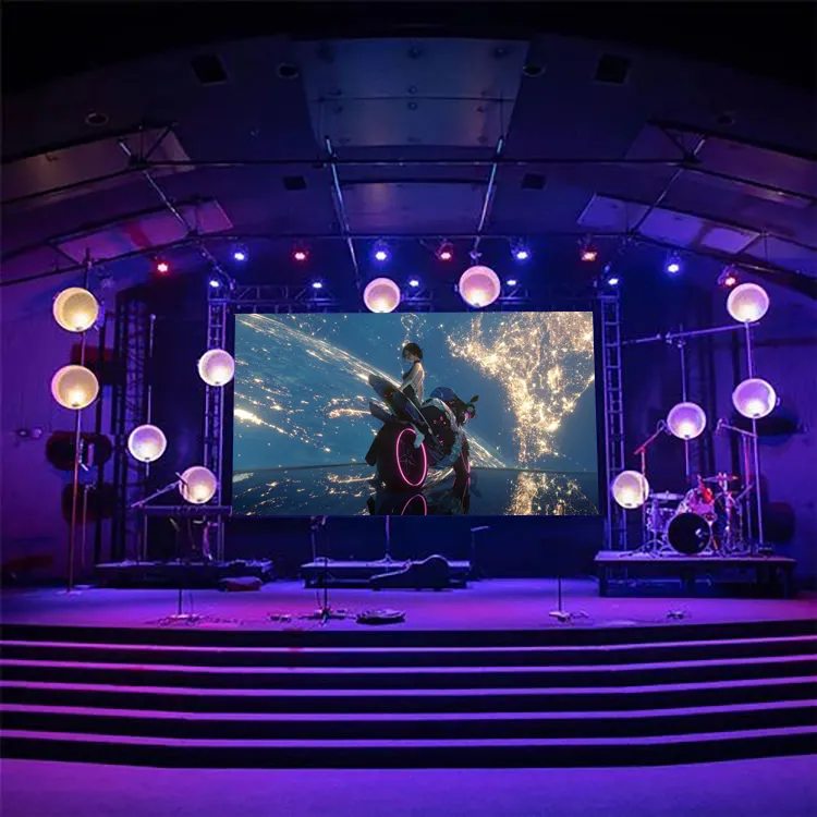 Music Festival Concert Background Move Indoor Led Display Rental Stage P1.953 Led Screens For Events